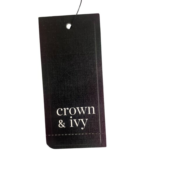 NWT $76 Crown & Ivy Off Shoulder Dress Womens Size 2XL Smocked Lightweight Casua - Picture 6 of 10